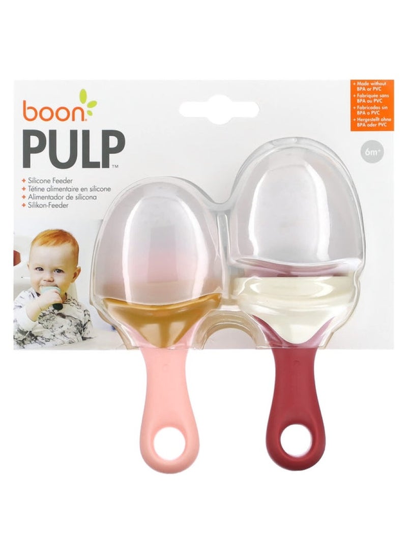 BOON Pulp Silicone Feeder 6 Months + 2 Feeders